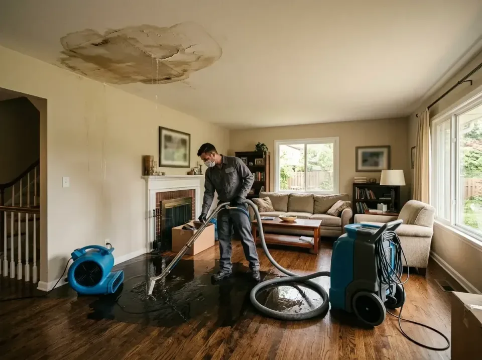attic-pipe-burst-ceiling-drip-008 — frequently asked questions, Water Damage Restoration & Carpet Care in Woodstown, NJ
